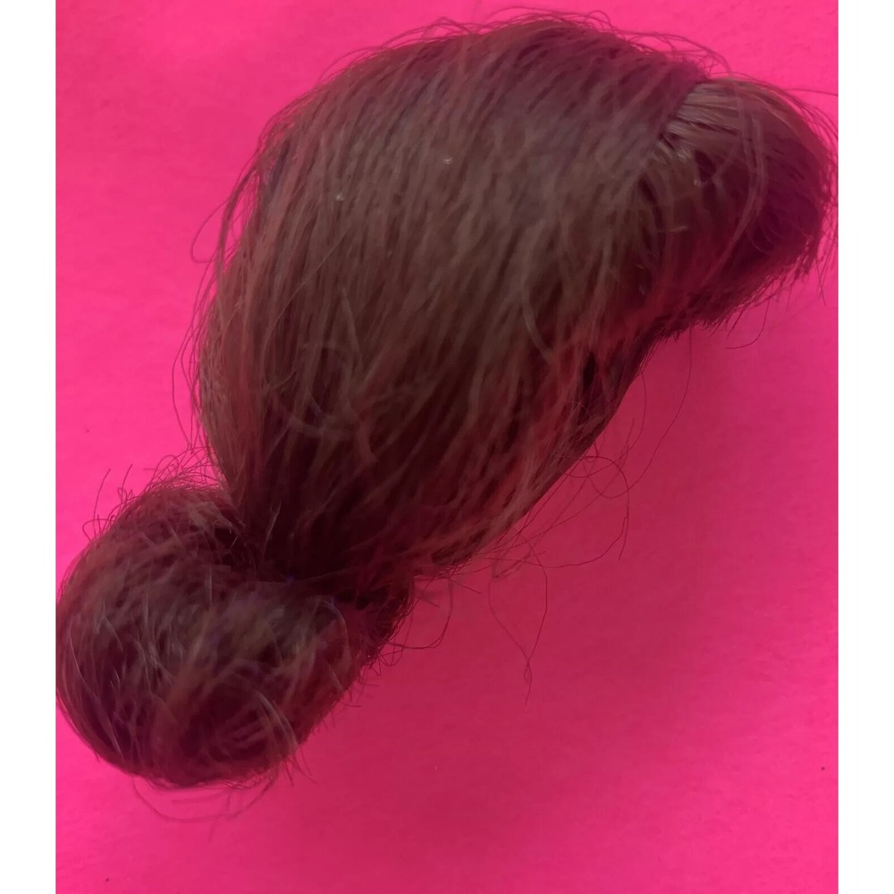 VINTAGE BARBIE DOLL SIDE PART AMERICAN GIRL BRUNETTE WIG original unworn